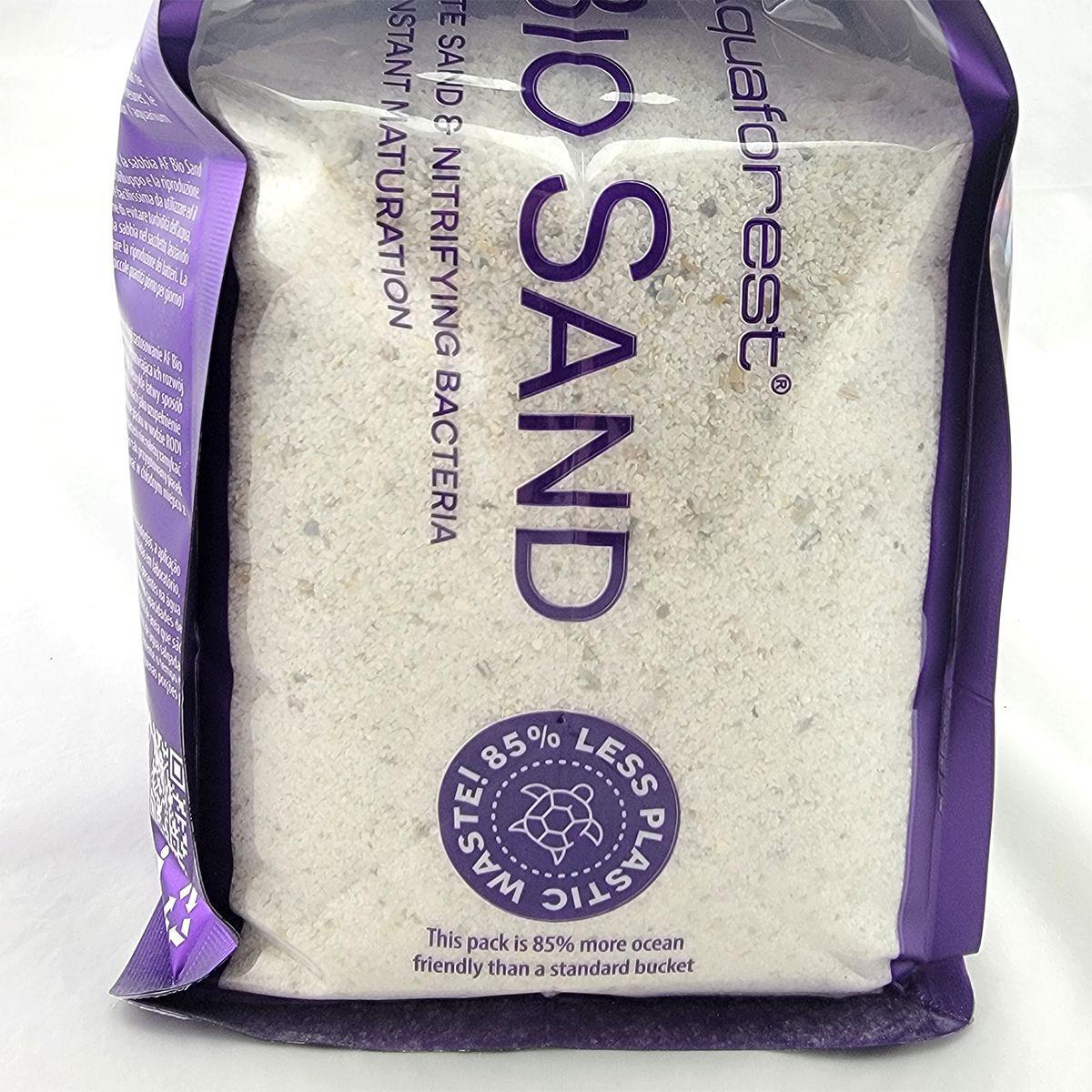 AquaForest Bio Sand close-up of grain size and color