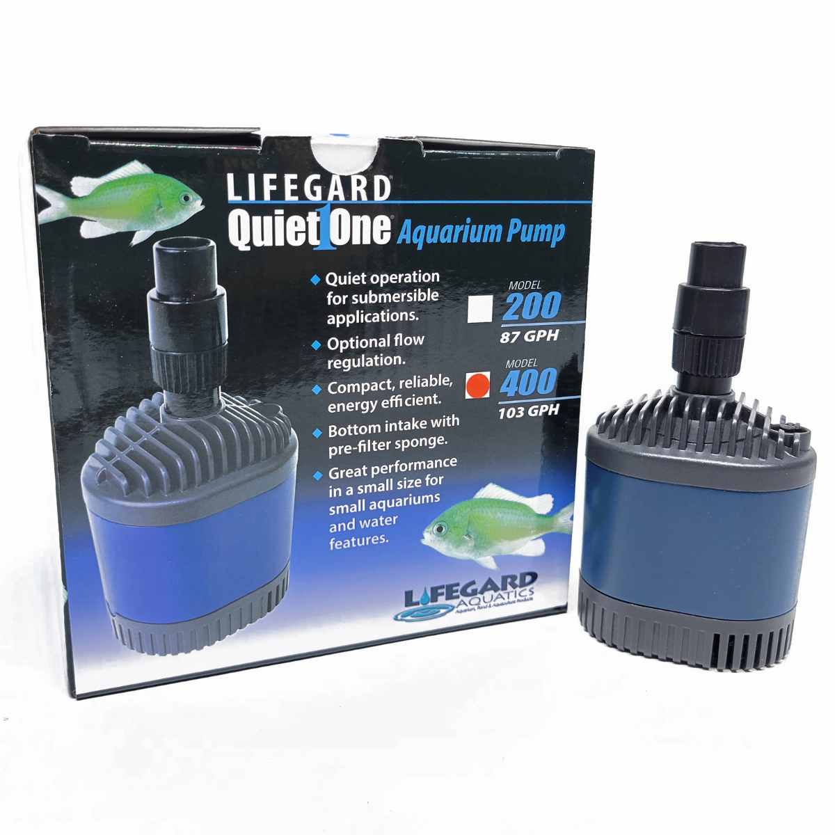 Lifegard Aquatics Quiet One Pro 400 Water Pump