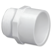 Schedule 40 PVC Male Adapter (MIP x Slip) - 3/4 Inch