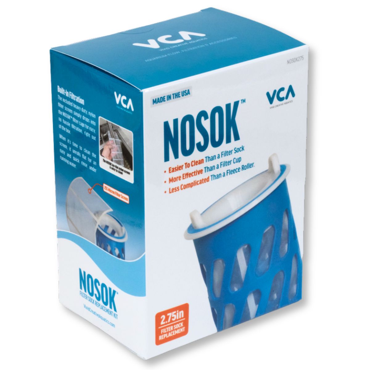 Vivid Creative NOSOK Filter Sock Replacement - 2.75 Inch