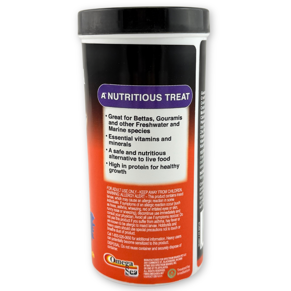 Omega One Freeze Dried Bloodworms - 27 Gram benefits