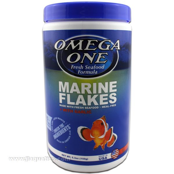 Omega One Marine Flake Fish Food - 150g | JLAquatics Canada – Shopping ...