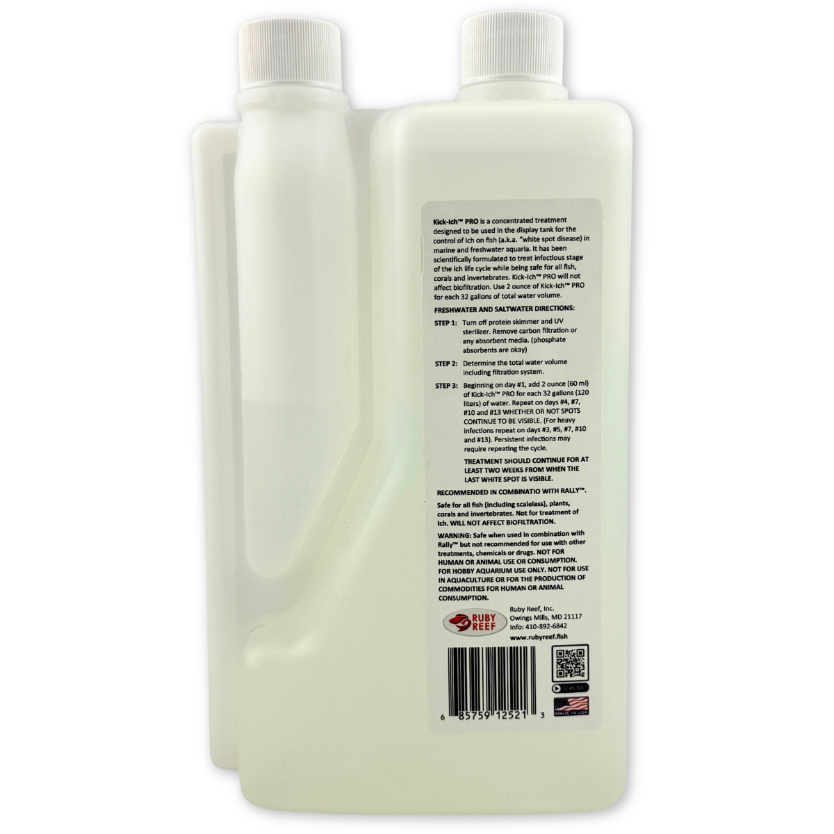 Rugby Reef Ruby Reef Kick-Ich Pro - 1 Liter Dosing Bottle – Shopping - J&L Aquatics