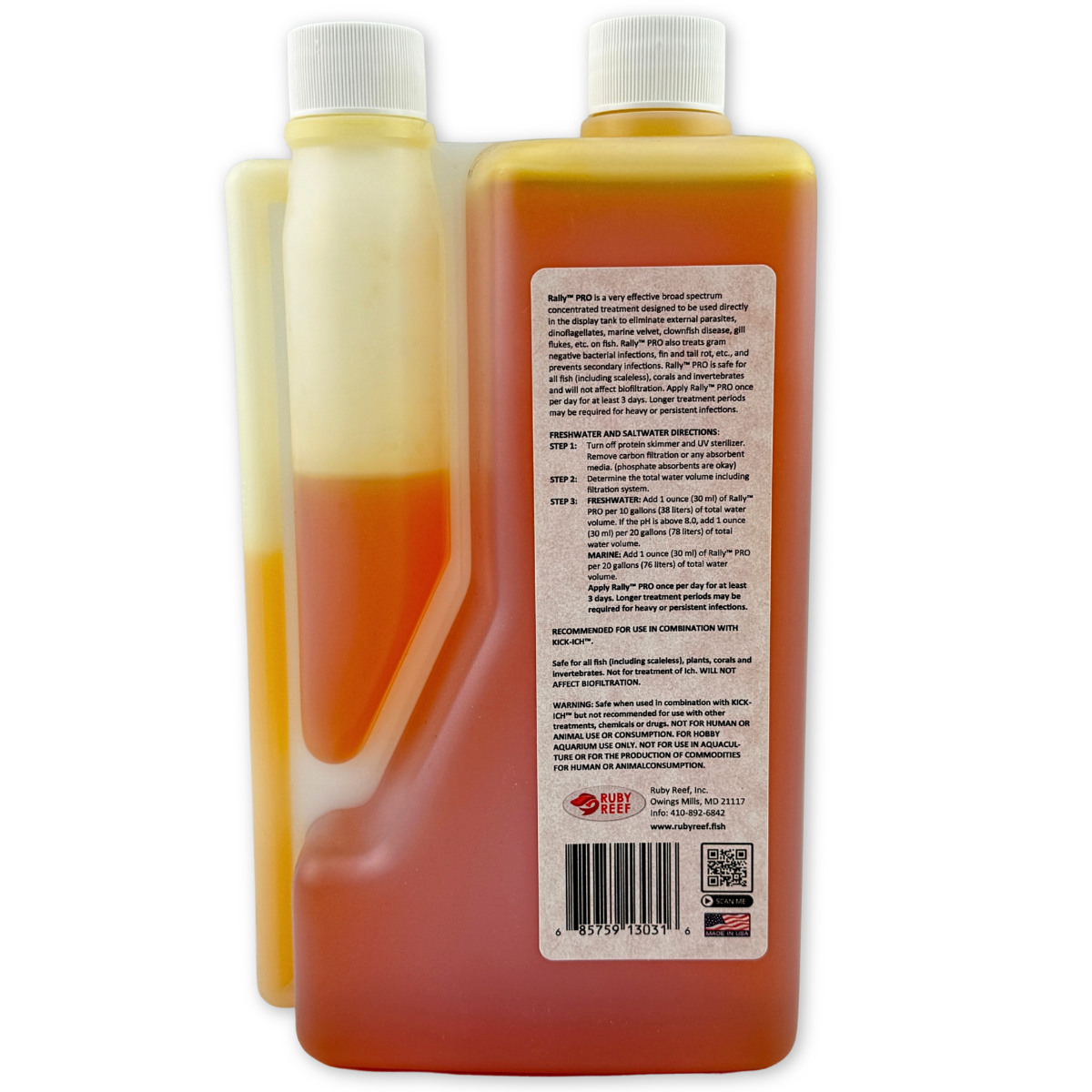 Rugby Reef Ruby Reef Rally Pro - 1 Liter Dosing Bottle | Fish Treatment – J&L ...