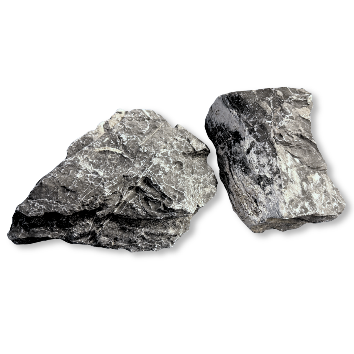 Reef Crest Dark Seiryu Stone Rock - 1lb alternate angle single rocks