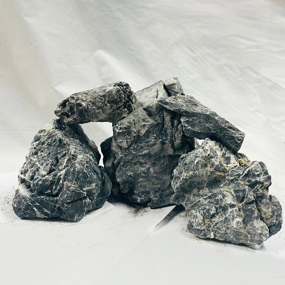 Reef Crest Dark Seiryu Stone Rock - 1lb