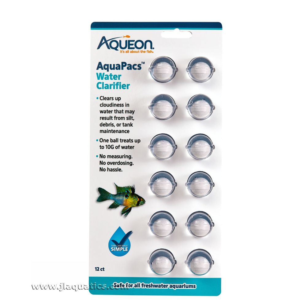 Aqueon AquaPacs Water Clarifier - 12 Pack