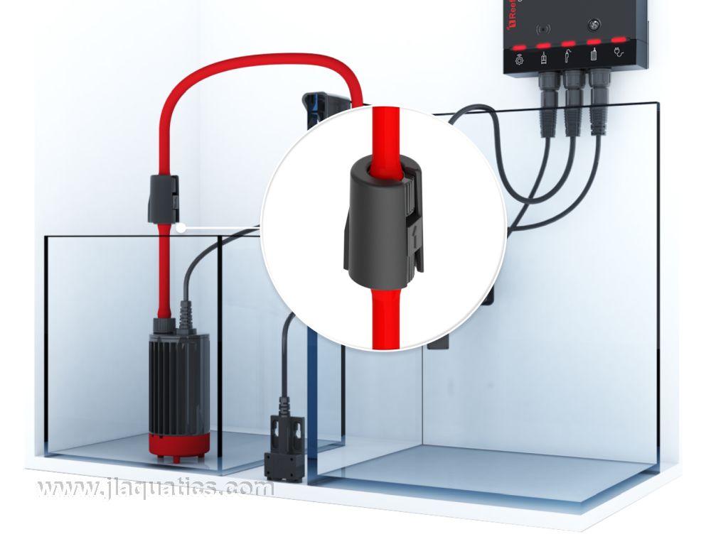 Red Sea Reef ATO+ Upgrade check valve to stop back siphoning in an aquarium.