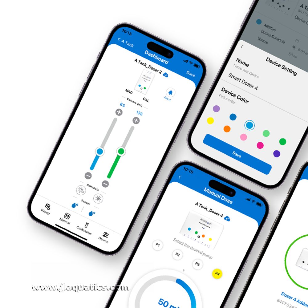 AutoAqua Smart Doser 2 can be controlled using your phone through bluetooth.