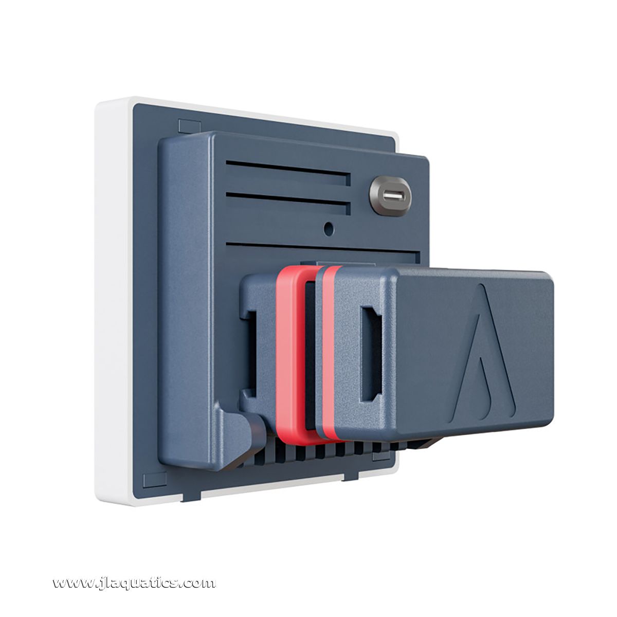 AvidAqua Insight Aquarium Controller Display with magnetic mount attached.
