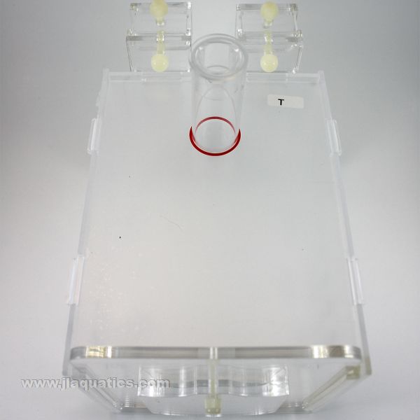 Bubble Magus Collapsible Fish Trap (Large) top view with easy trap baiting