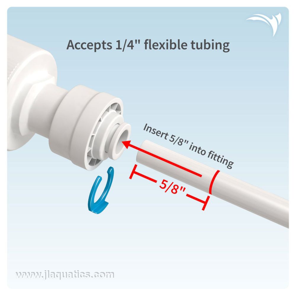 Aquatic Life Faucet adapter flexible tubing diagram