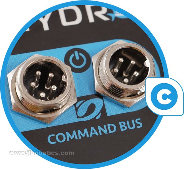 Hydros Control XS Starter Pack command bus ports