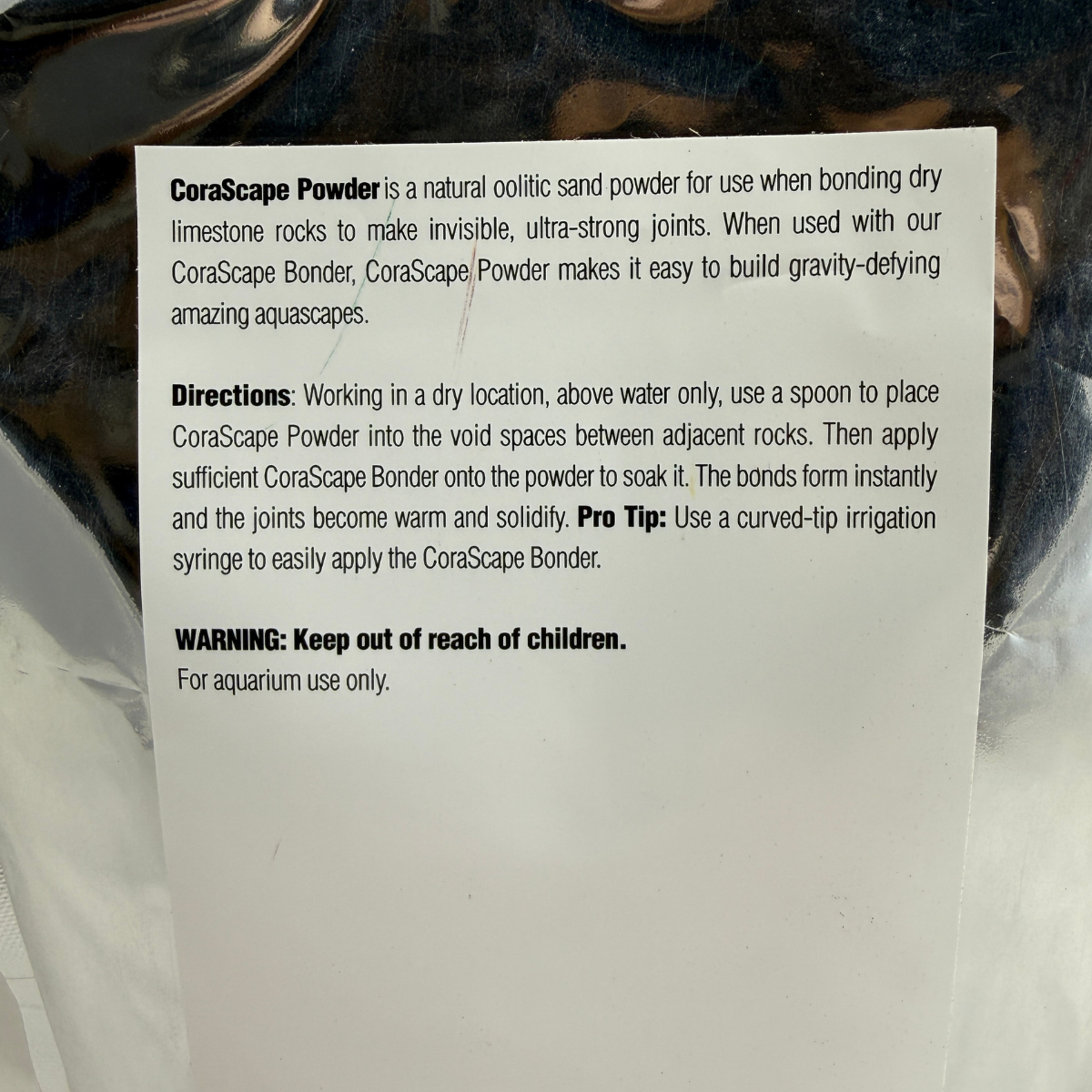 Two Little Fishies CorasScape Powder - 4lb features, directions, and safety warnings 