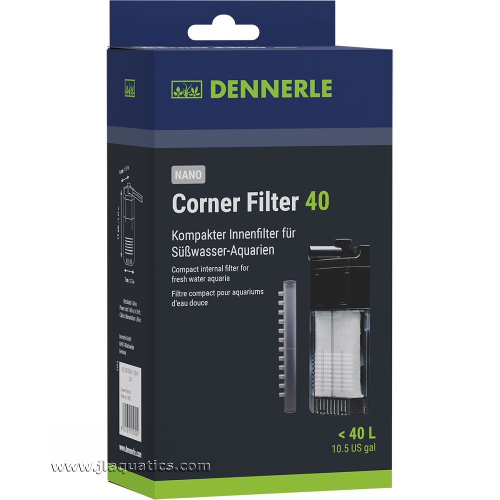 Dennerle Nano Corner Filter 40 retail packaging