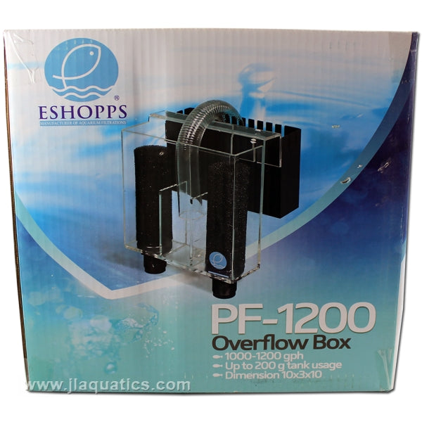 Eshopps PF-1200 Overflow Box packaging