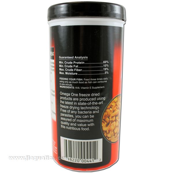 Omega One Freeze Dried Krill - 37 Gram
nutrition and benefits of freeze-dried feeding  