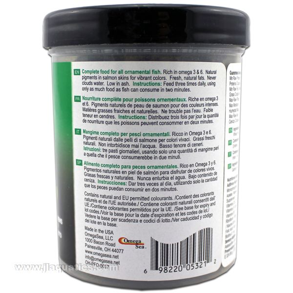 Omega One Veggie Rounds Fish Food - 113 Gram