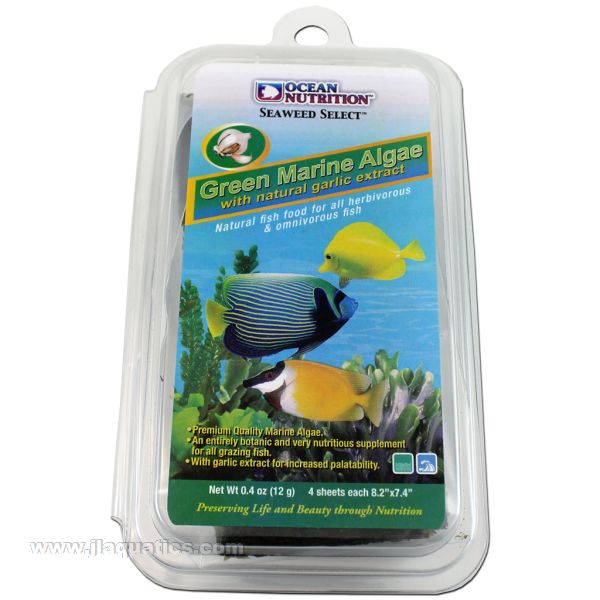 Ocean Nutrition Green Marine Algae Sheets - 12 Gram – Shopping - J&L ...