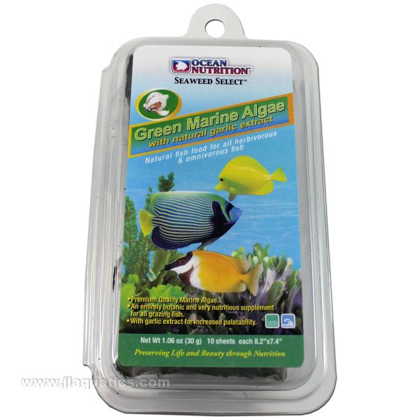 Ocean Nutrition Green Marine Algae Sheets - 30 Gram – Shopping - J&L ...