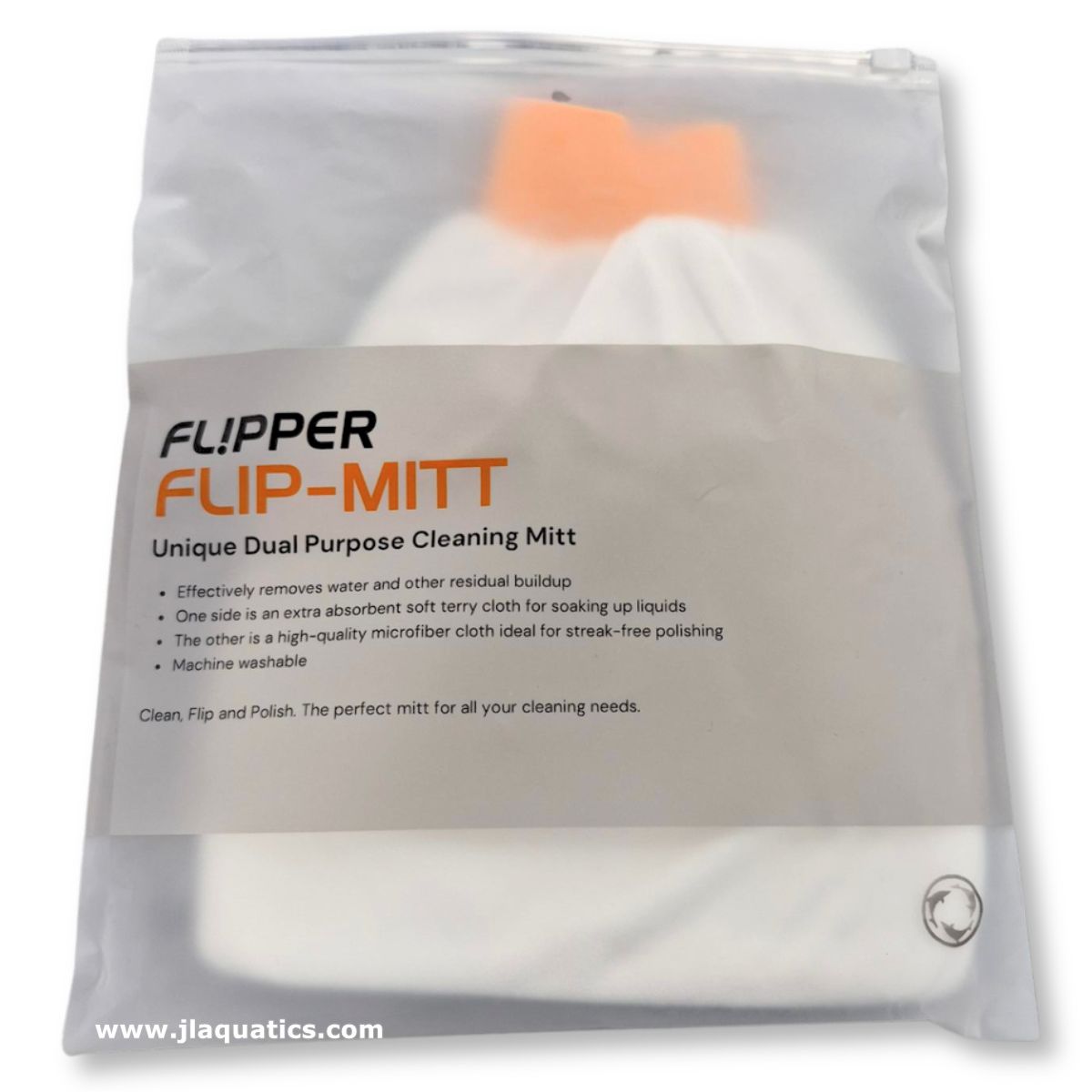 Flipper 2-in-1 Microfiber Cleaning Mitt