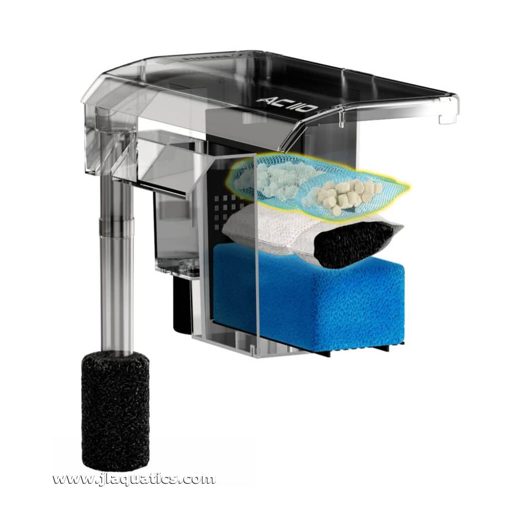 Where the Fluval AquaClear AC70/110 BioMax Insert fits in your aquarium water filter.