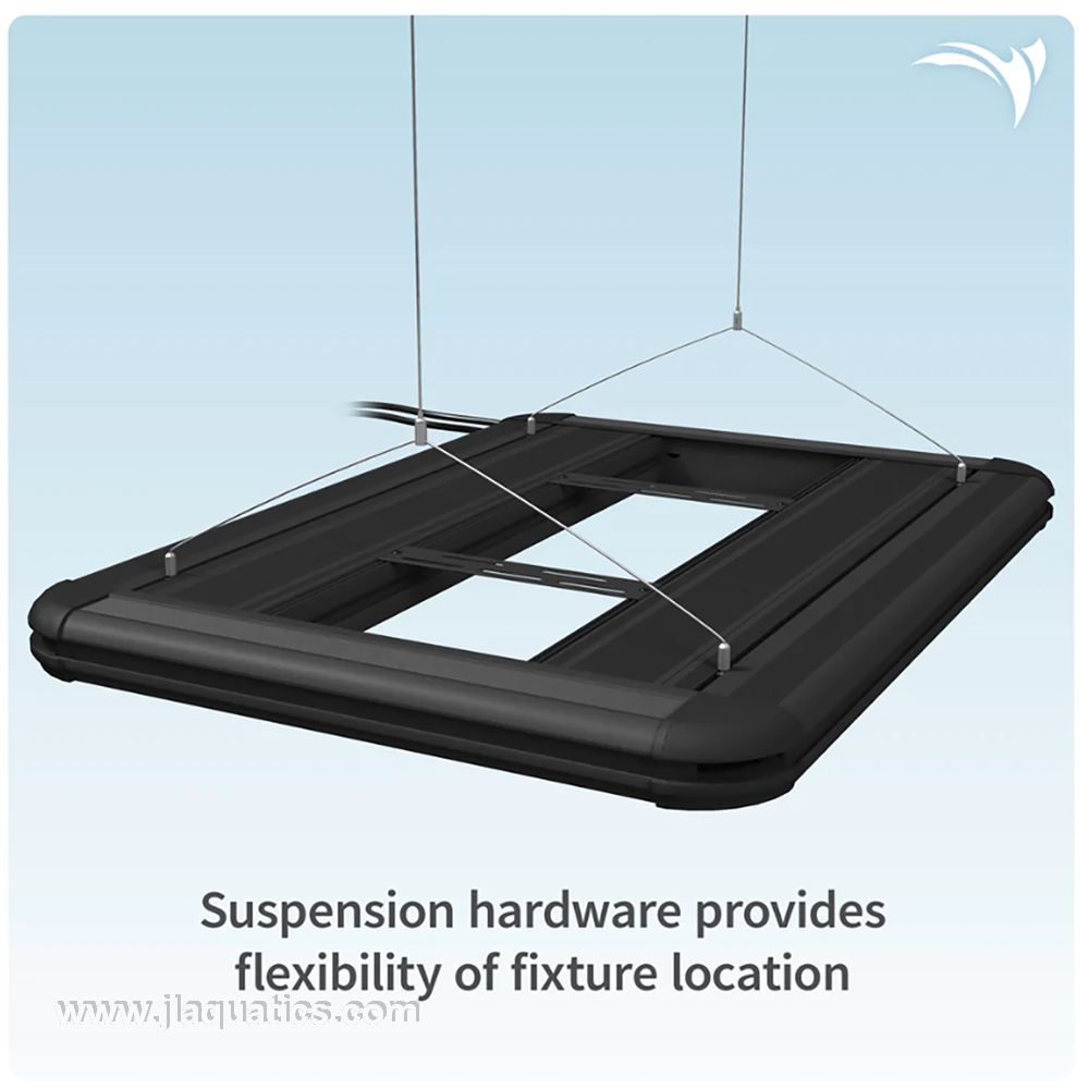 Suspension hardware for Aquatic Life Hybrid G3 T5/LED Light Fixture