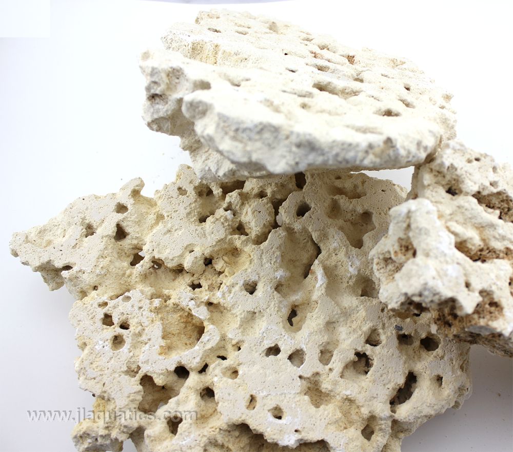 Closeup of surface texture of Marco Rocks Reef Saver Foundation Rock 
