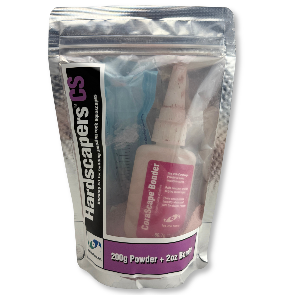Two Little Fishies Hardscapers Coralline Stone Bonding Kit
