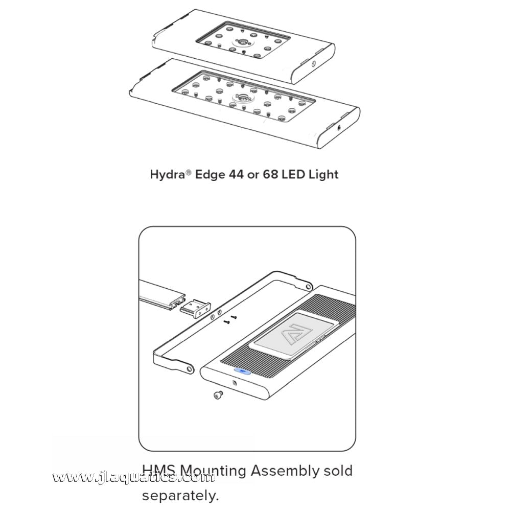 Assembling and installing the Aqua Illumination Hydra Edge 68HD HMS  Adapter Kit