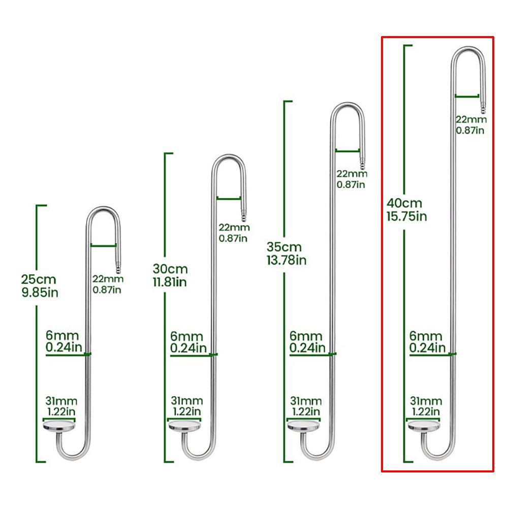 Specifications of the Extra Large Hygger Stainless Steel CO2 Diffuser