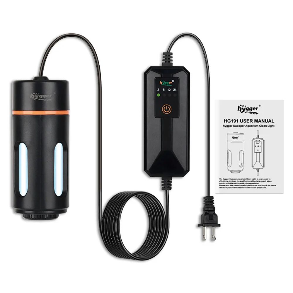 Full view of the Hygger Sweeper Aquarium Clean Light - 5 Watt