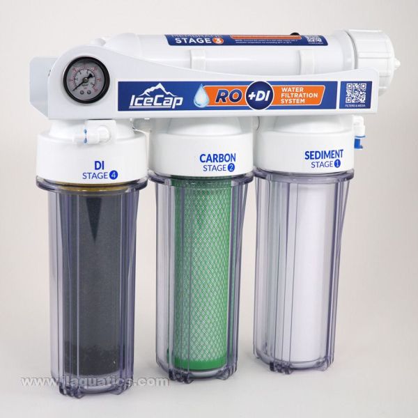 IceCap 4 Stage RODI Water Filter - 100GPD | JLAquatics Canada ...