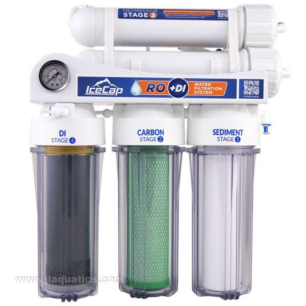 IceCap 4 Stage RODI Water Filter - 200GPD | JLAquatics Canada ...