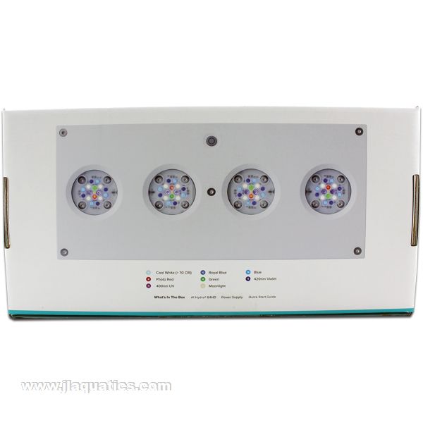 AI Hydra 64HD LED cluster diagram  - lighting for reef tanks.