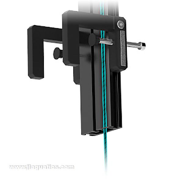 Aqua Illumination HMS Double Arm Kit how it attaches to your aquairum