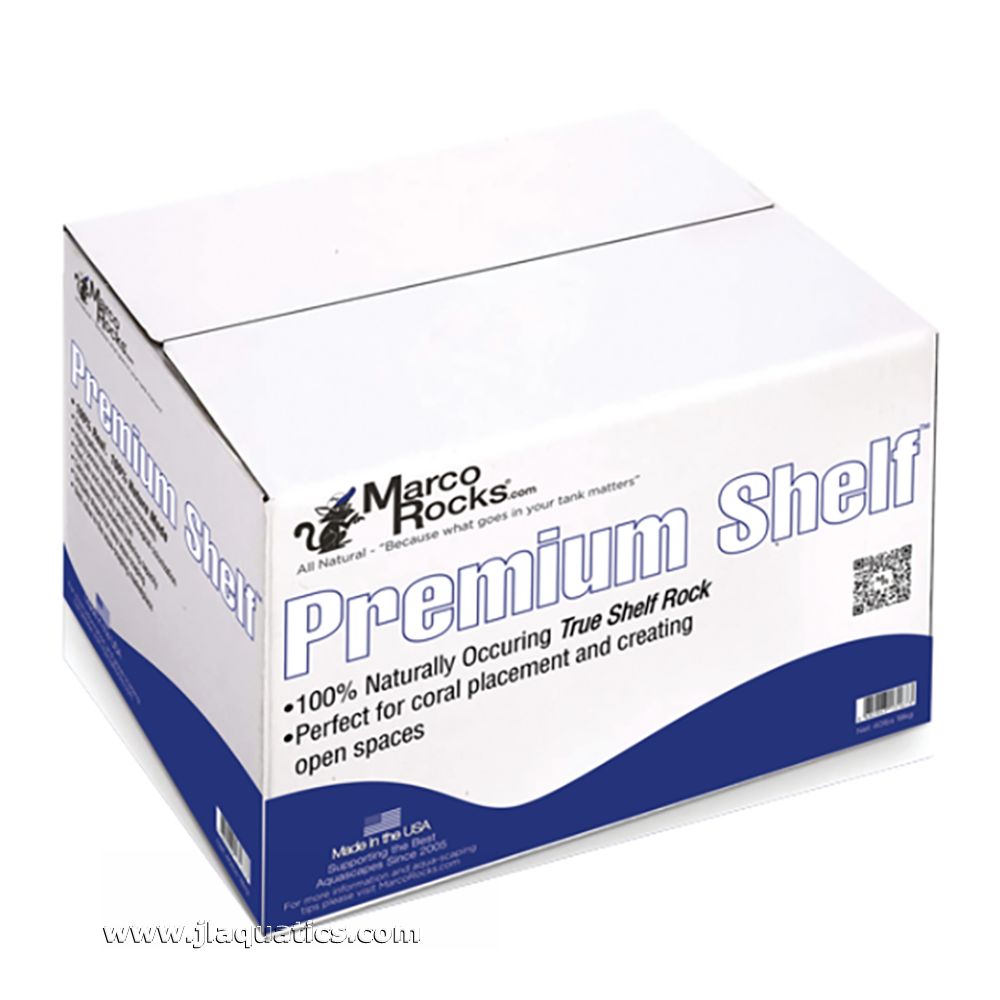 Marco Rocks - Coralline Premium Shelf Rock retail packaging ready for sale