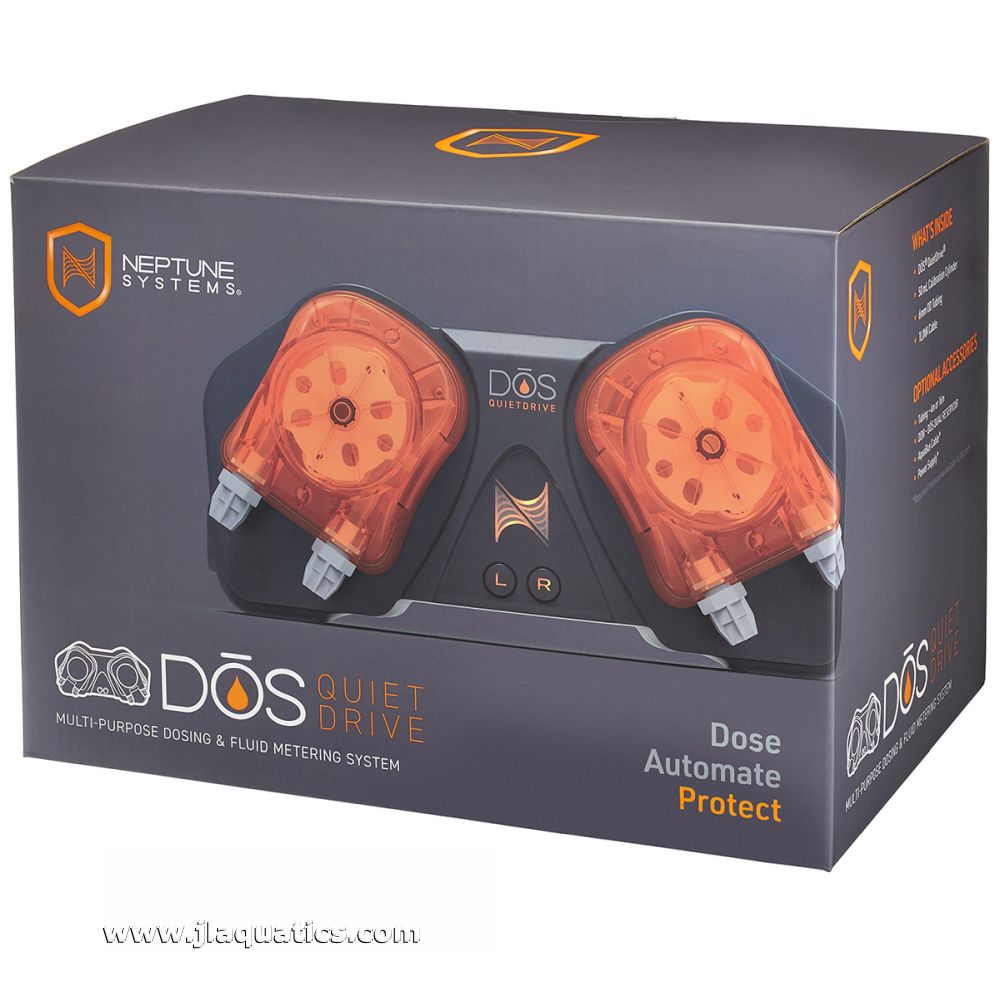 Neptune Apex DOS Quiet Drive Dosing Pump retail packaging ready to ship to customers in Canada!