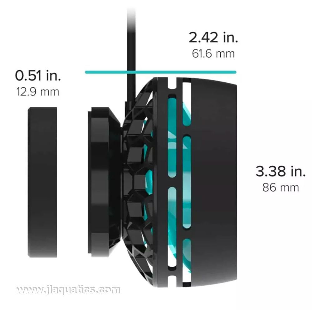 Nero 7 Powerhead dimensions