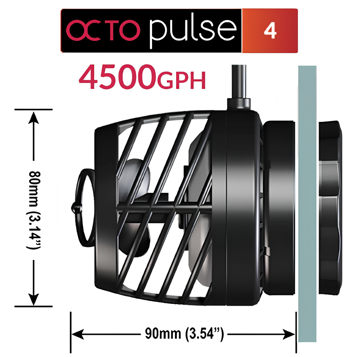 Reef Octopus Octo Pulse 4+ Wave Pump dimensions and specifications