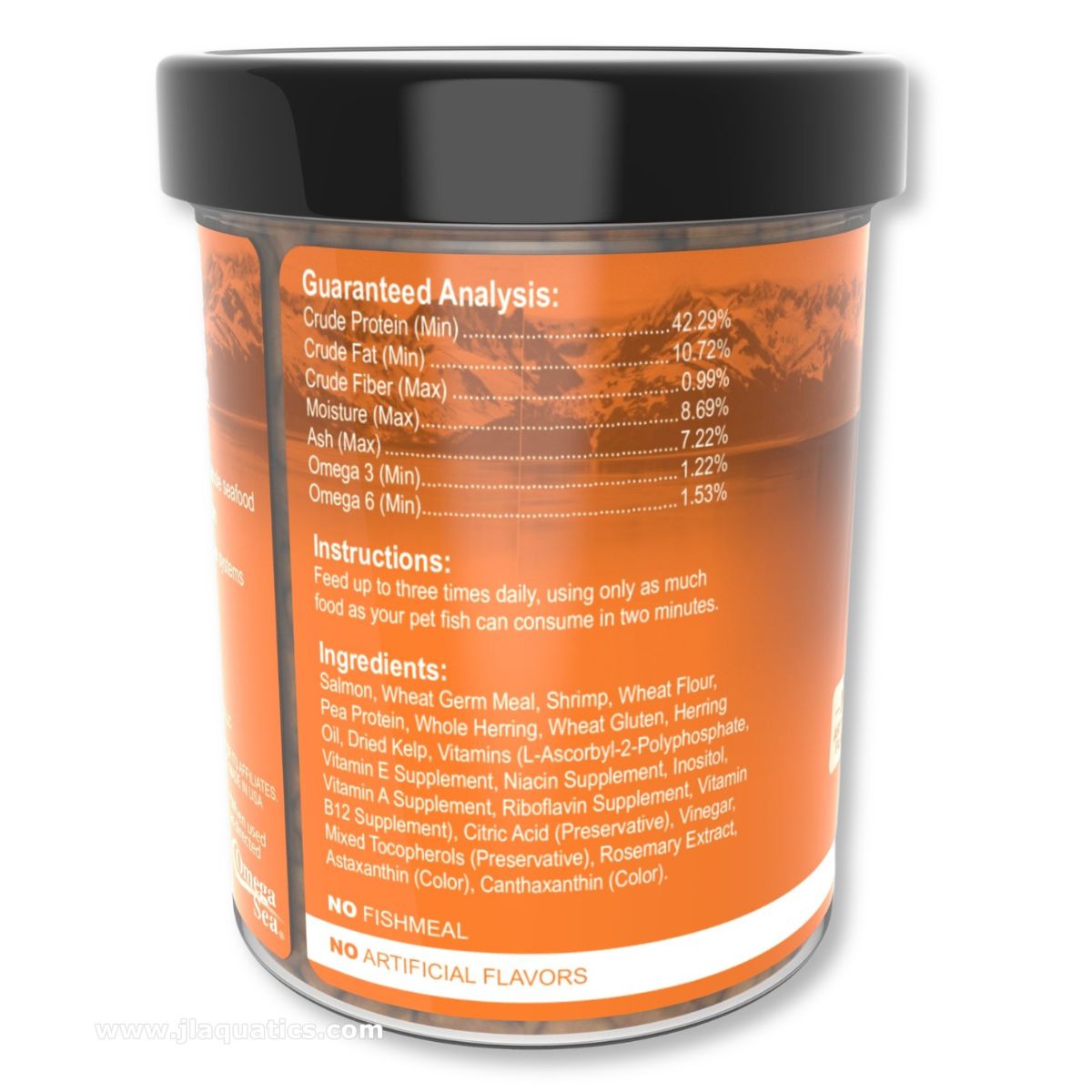 Omega One Catfish Pellet Fish Food instructions, ingredients, and nutrition