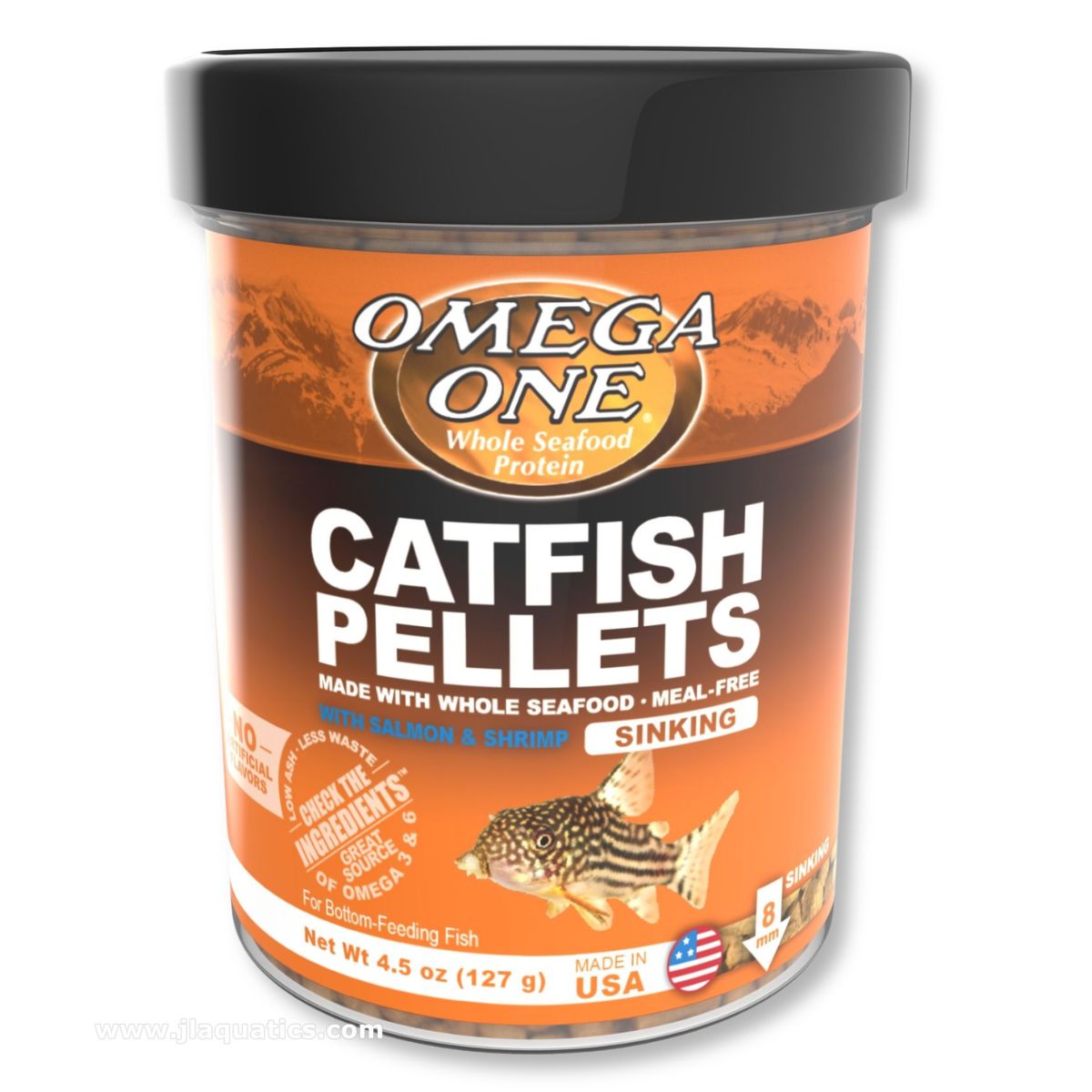 Omega One Catfish Pellet Fish Food - 127 Gram