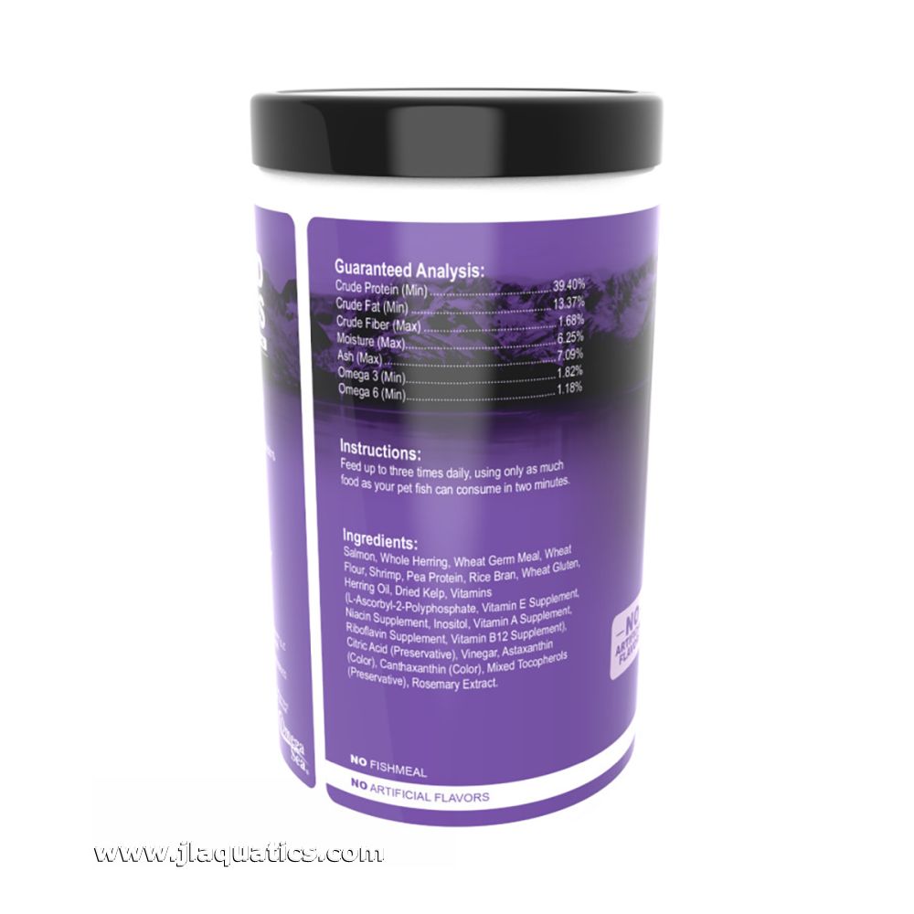 Omega One Super Color Cichlid Pellets ingredients and instructions.