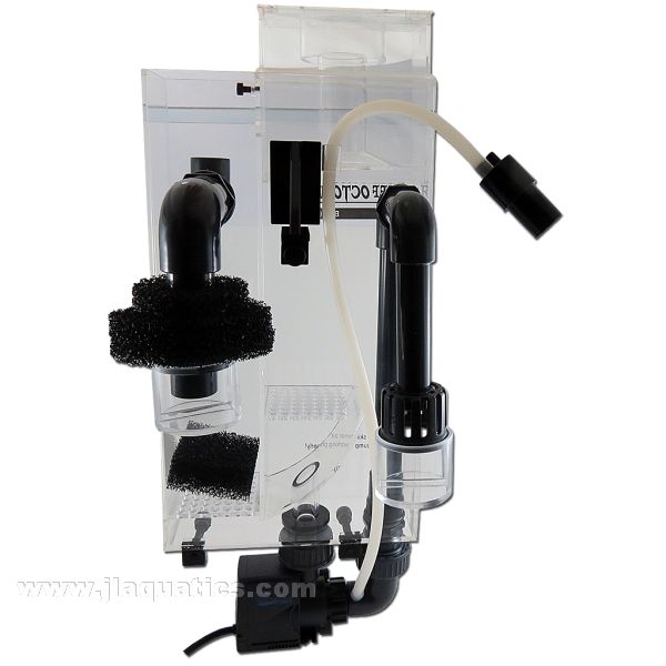 Reef Octopus Hang On Skimmer (1000-HOB) full assembled back view 