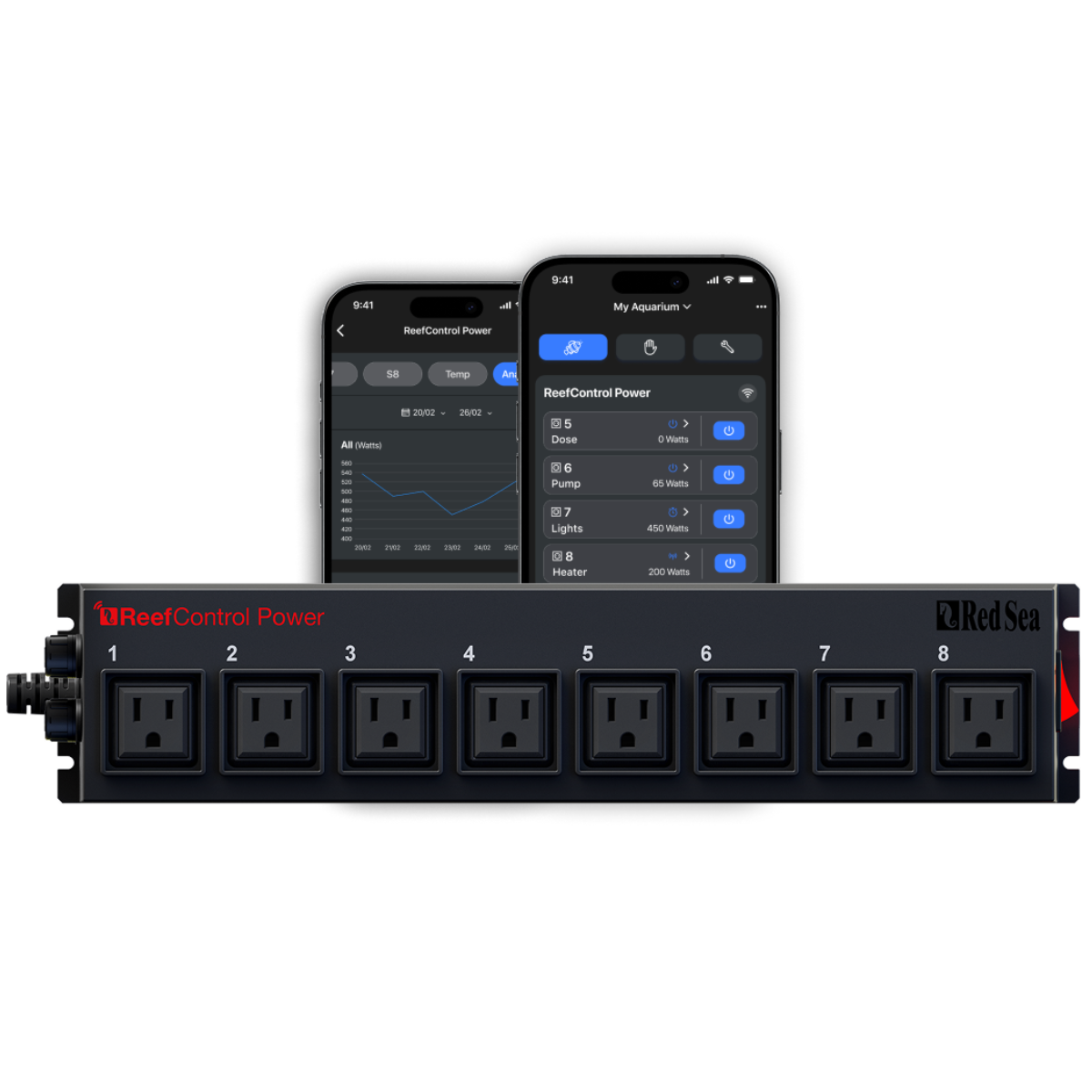 Red Sea ReefControl Power 8 features in-app connectivity