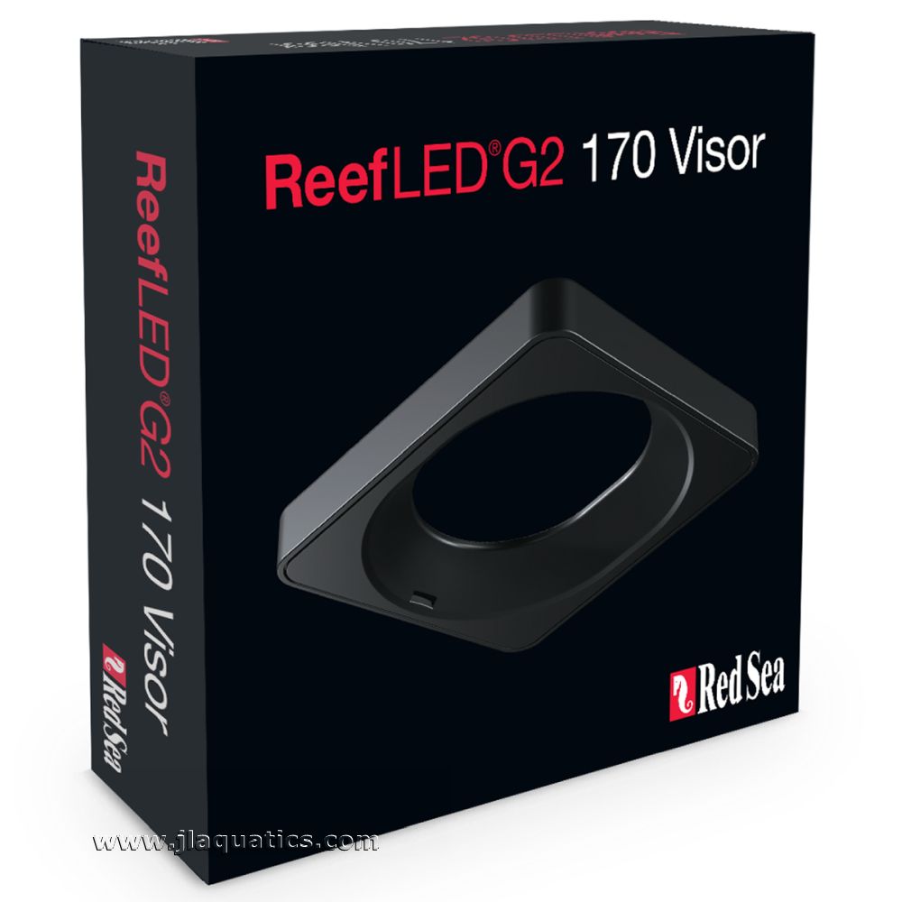 Packaging for the Red Sea ReefLED G2 170 Visor