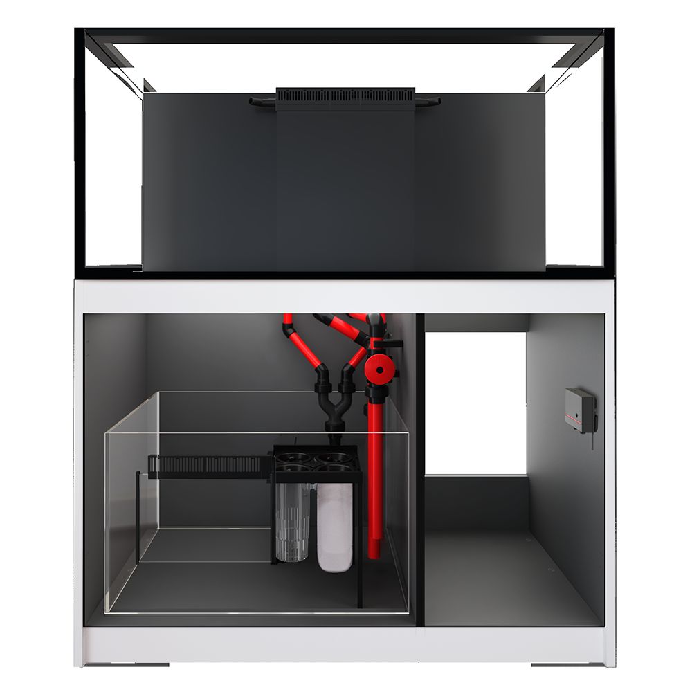 Red Sea Reefer 350 G3 - White Cabinet without cabinet doors on it.