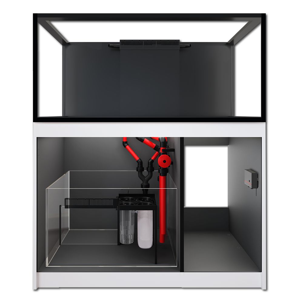 Red Sea Reefer 425 G3 - White Cabinet with doors removed