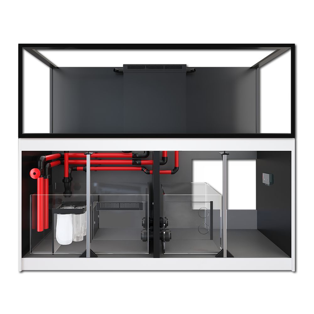 Red Sea Reefer 750 G3 - White Cabinet with cabinet doors removed