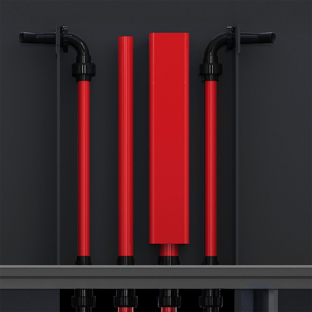 Internal view of the the Red Sea Reefer 350 G3 silent overflow system.